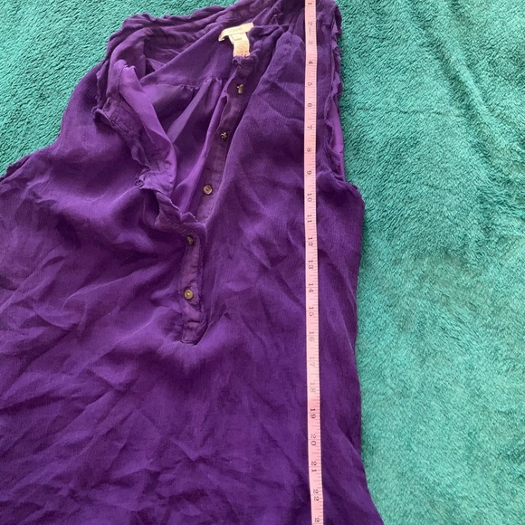 J. Crew‎ Ruffle Blouse Size 12 - Picture 7 of 7